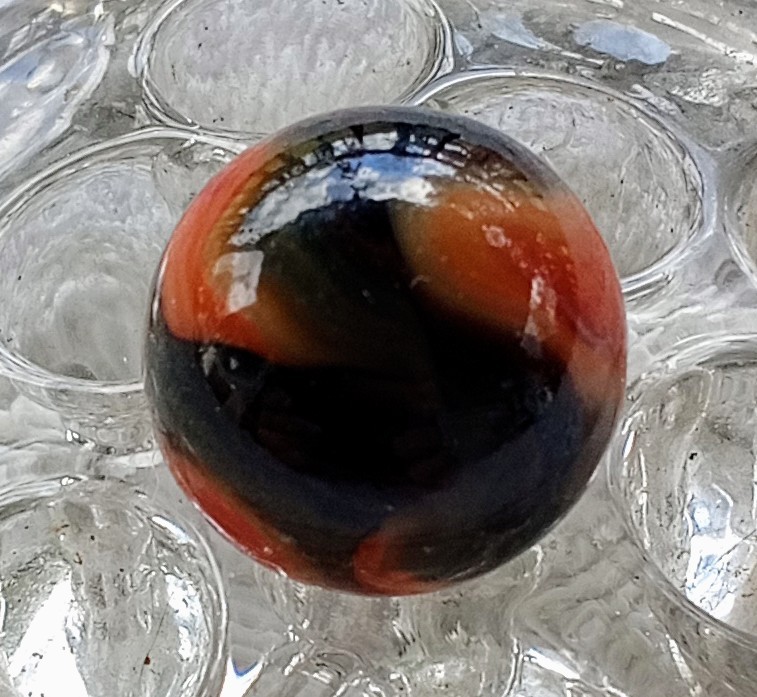 3/4″ CAC 3 Color Opaque Swirl In Tiger Colors ✅ Photos.