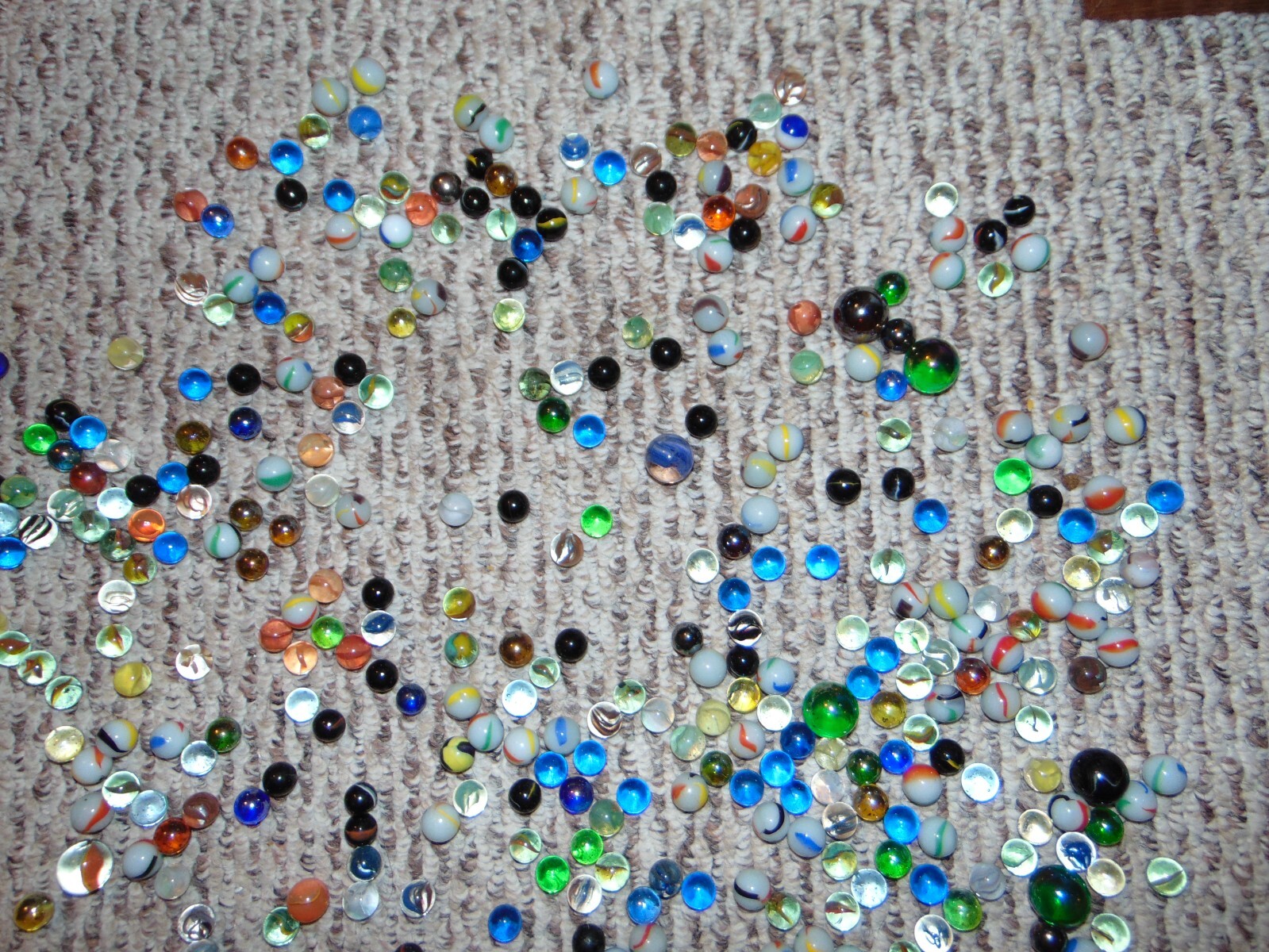 576 Vintage Kids Marble Marble Collectors Mix 1950s & 1991ish Mammoth Shooter