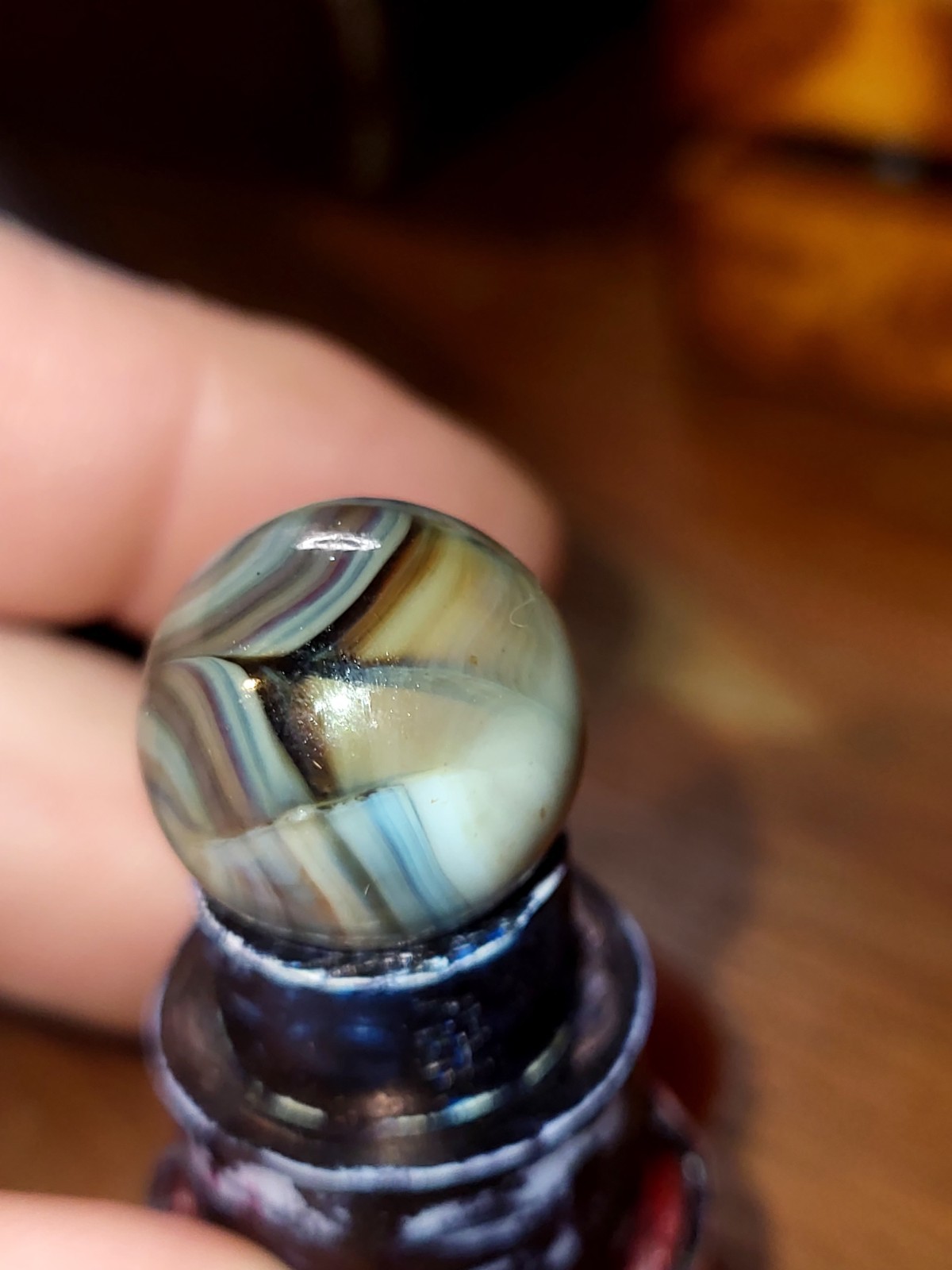 Vintage Marble Cac? 2 Seam Line Multi Color
