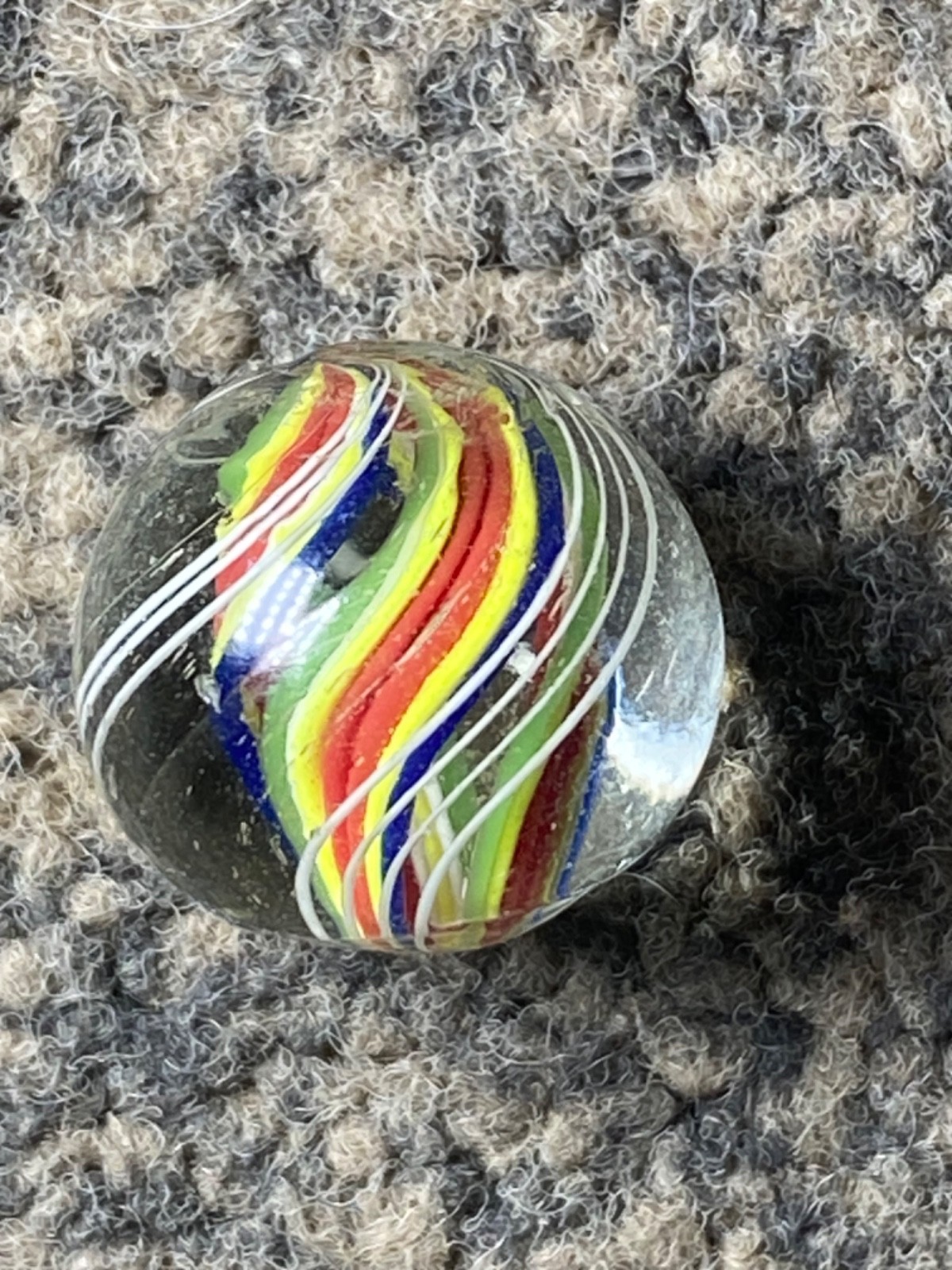 Antique German Marble colourful divided core 15mm 0.60 mint