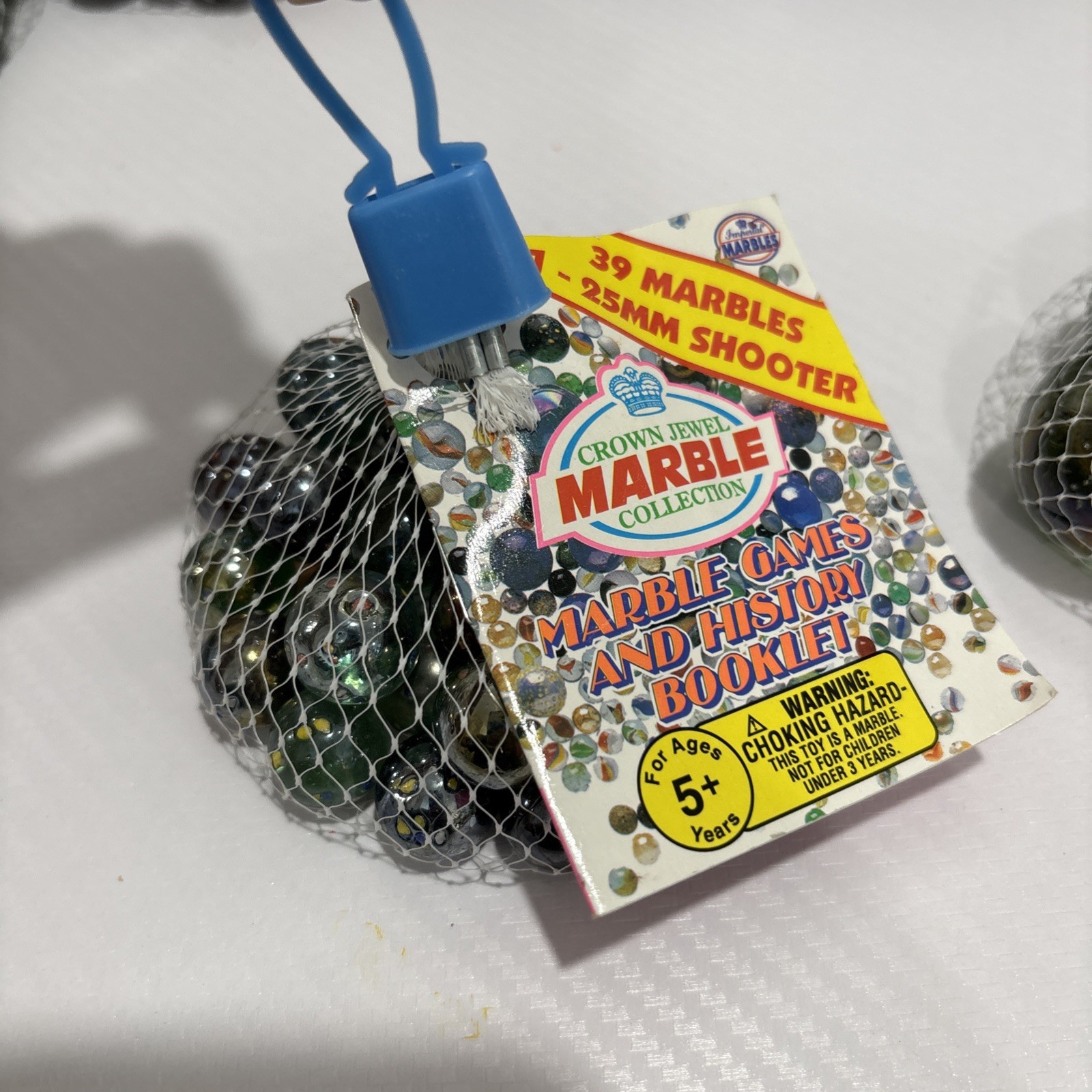 Tootsie Toy Hot Shot LOT OF 2 Vintage Shooter Marbles 25mm 4-35mm Shooters