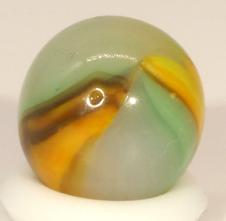 Peltier Mustard & Relish National Line Rainbo (NLR) Pee Wee Marble 7/16″ M-