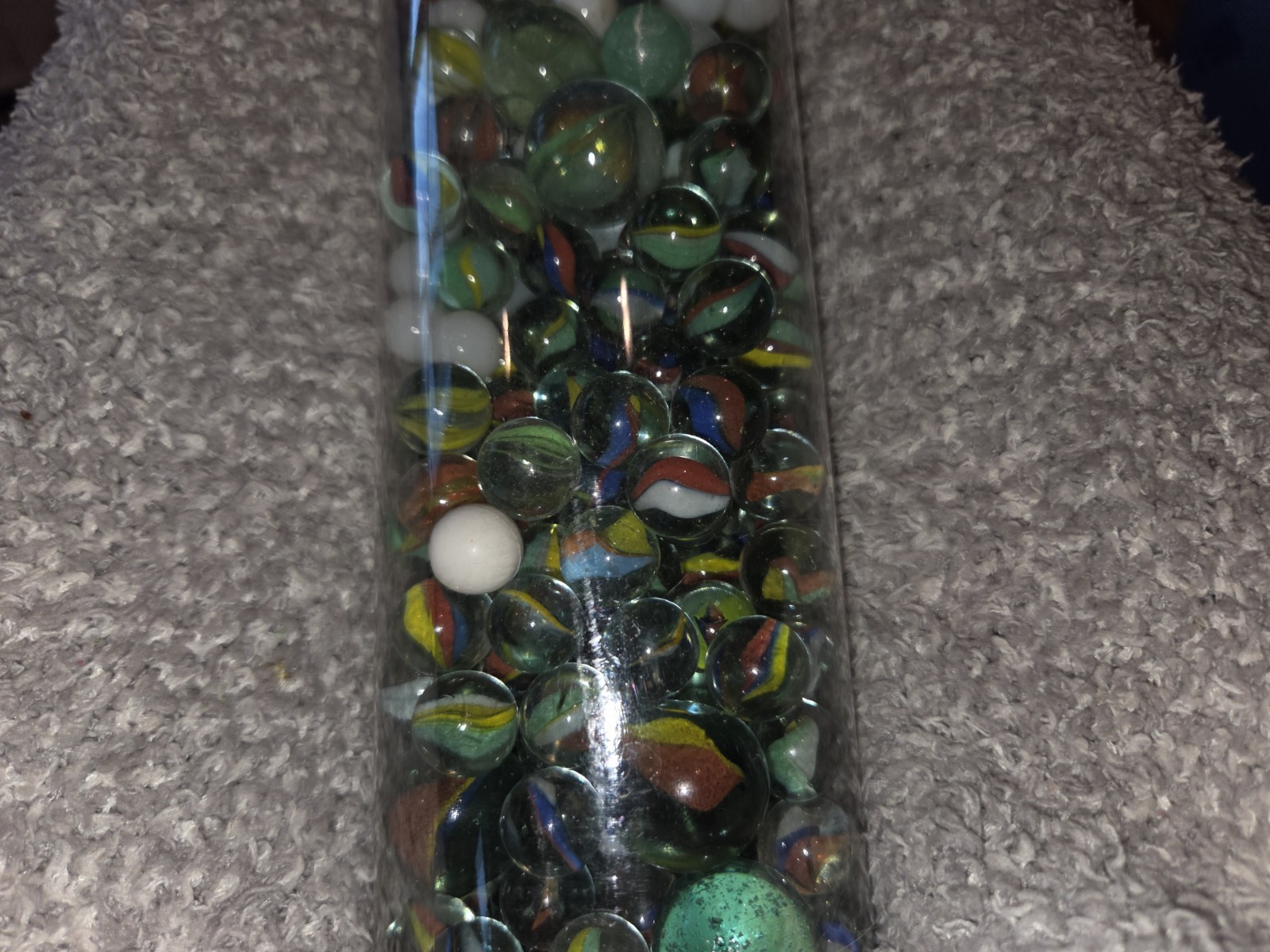 Quart Jar Marbles
