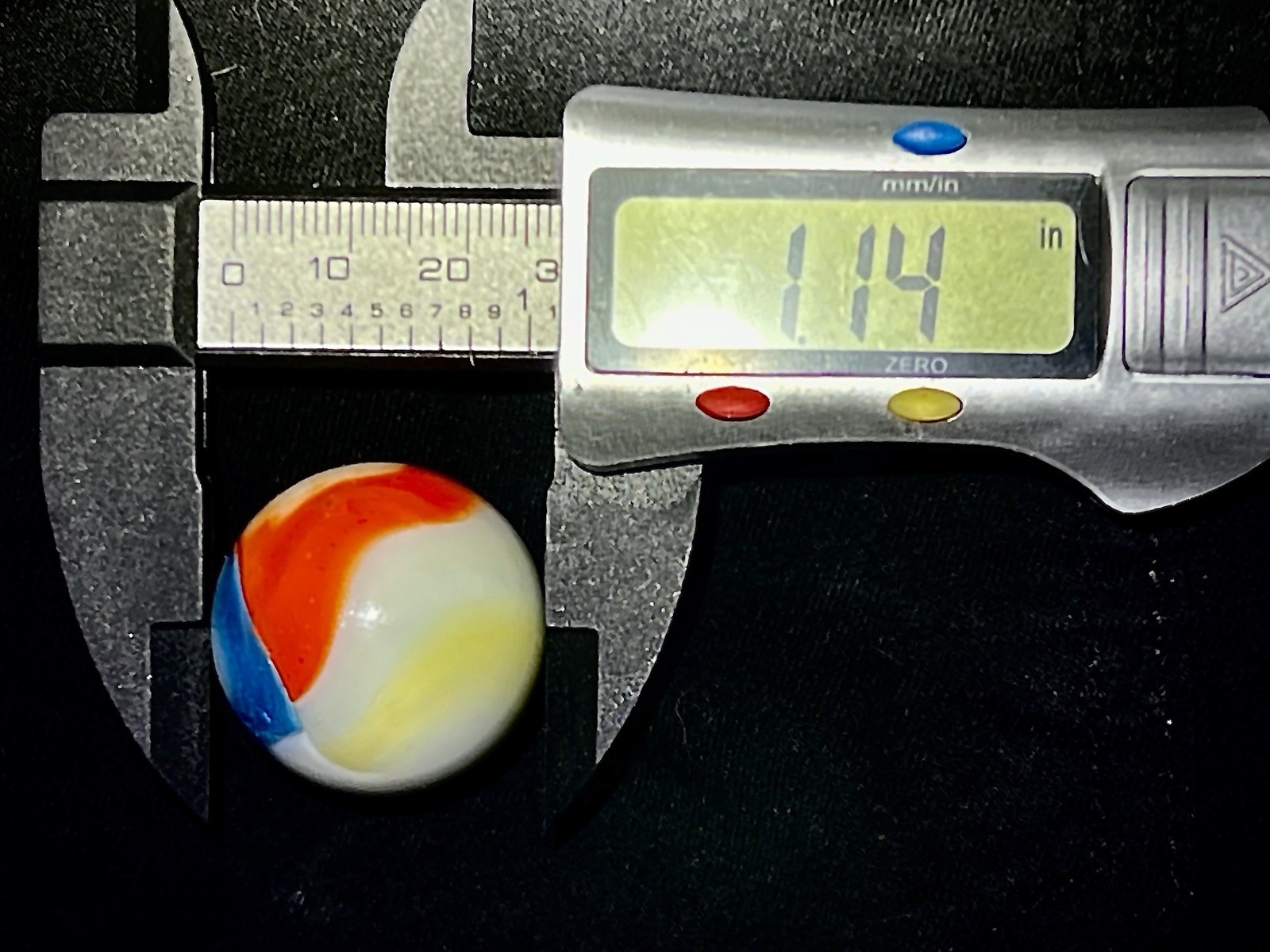 RARE Huge Vintage Master Marble 1.14″ Toebreaker Shooter Hybrid 1930s