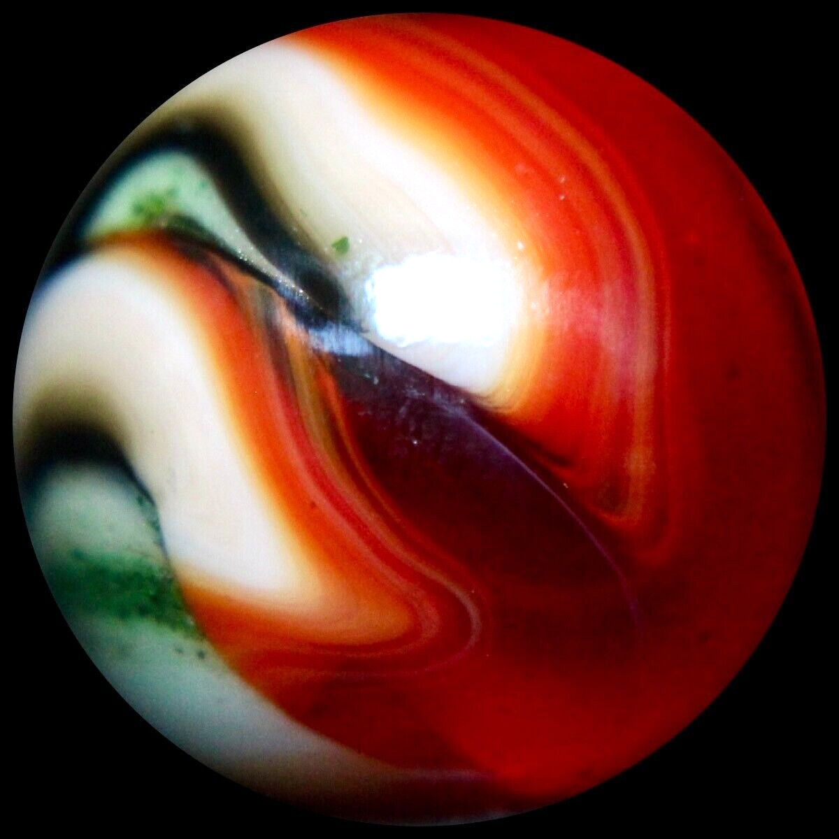 JABO Joker 1 Marble Collector Series: Ruby Red & Aventurine