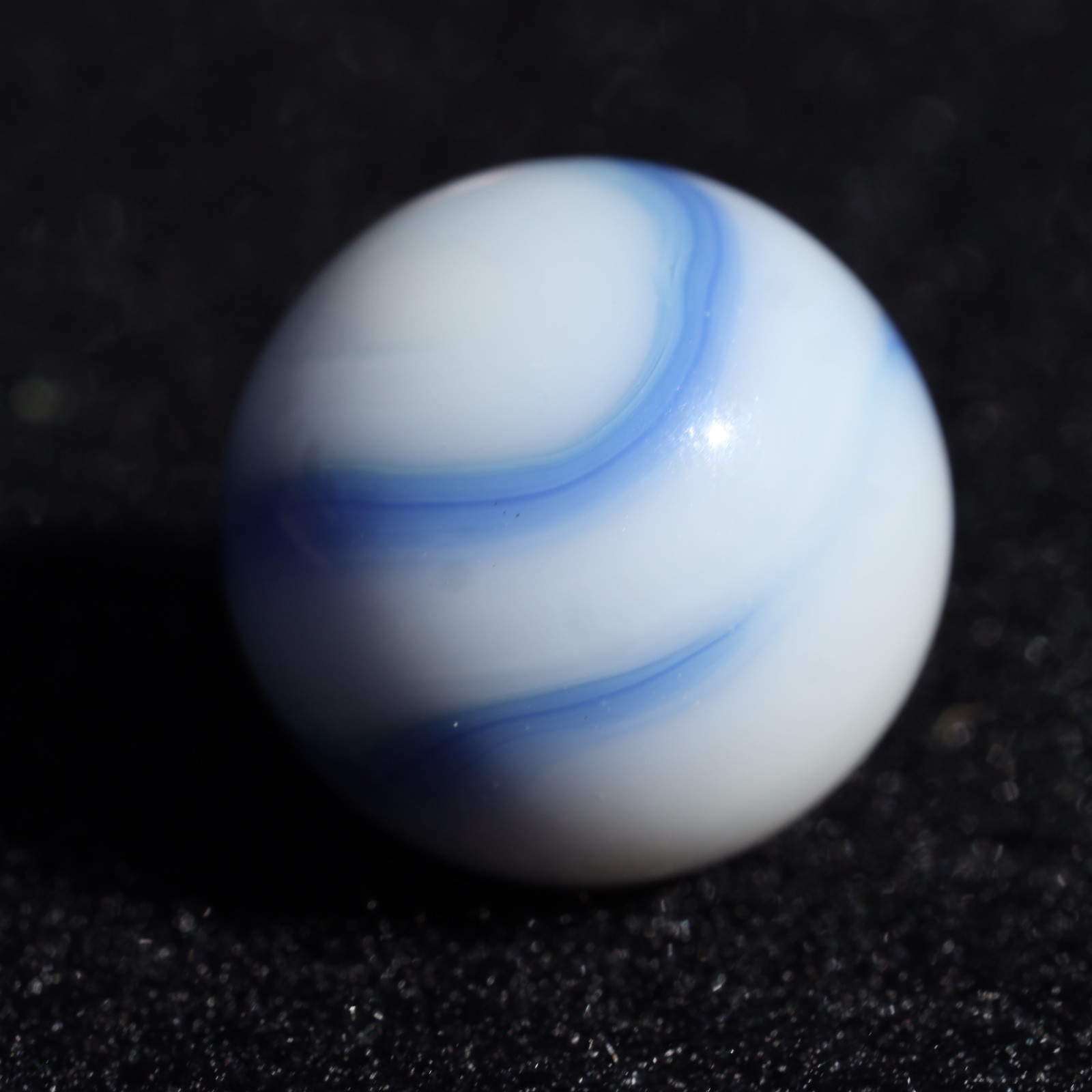 ALLEY Light Blue WV West Virginia Swirl Marble 5/8″ M Combined Shipping
