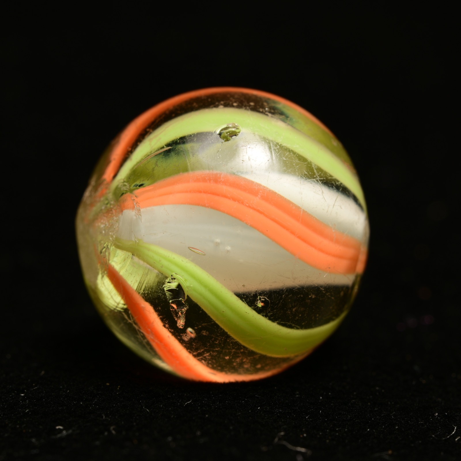 Solid Core German Handmade Antique Marble English Style Contrast 17.6mm 11/16”
