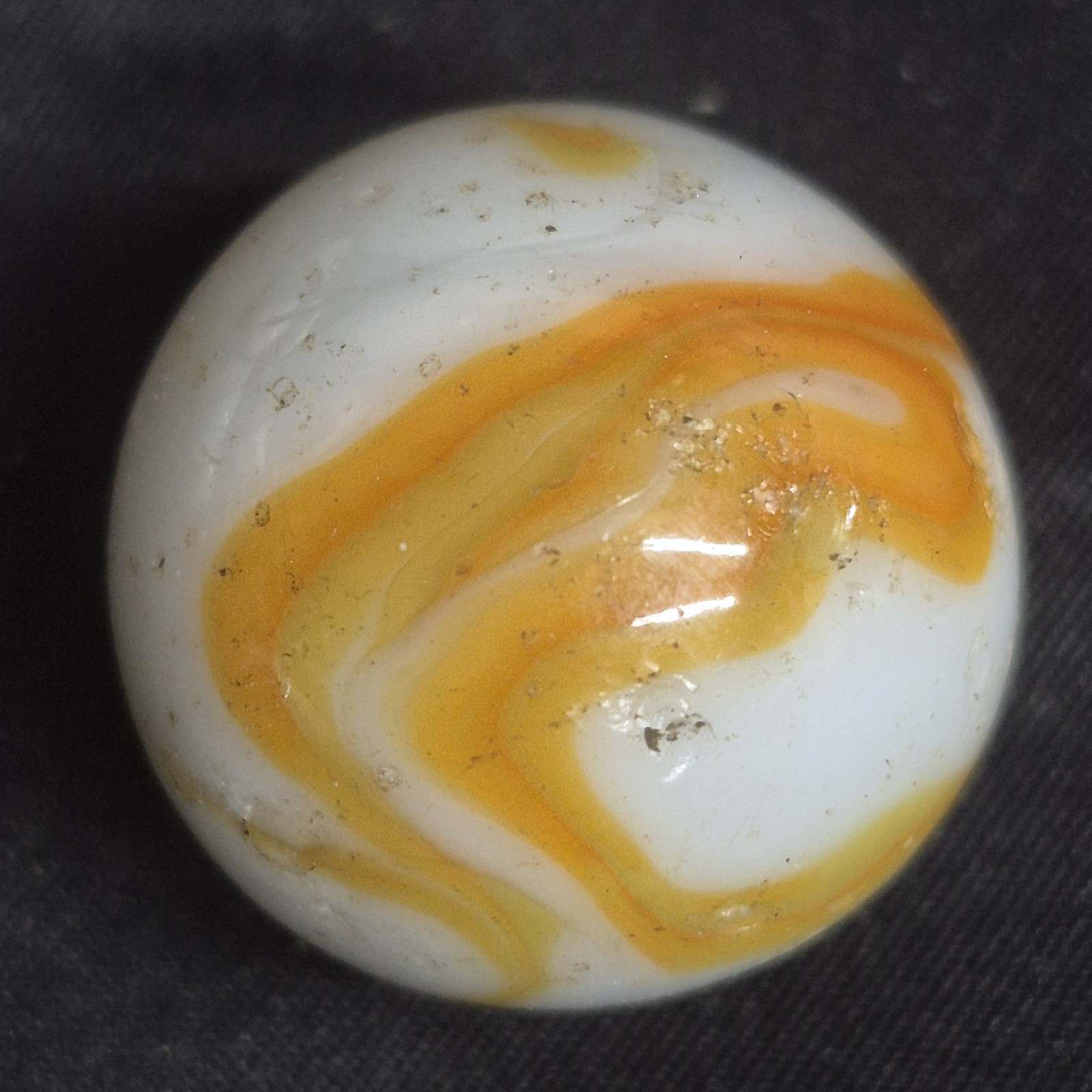 Vintage Jumbo Shooter Marble Lot 17 Marbles Approximately 1 Inch Vintage