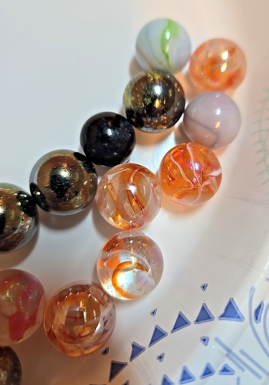 Lot of (19) Various Glass Marbles