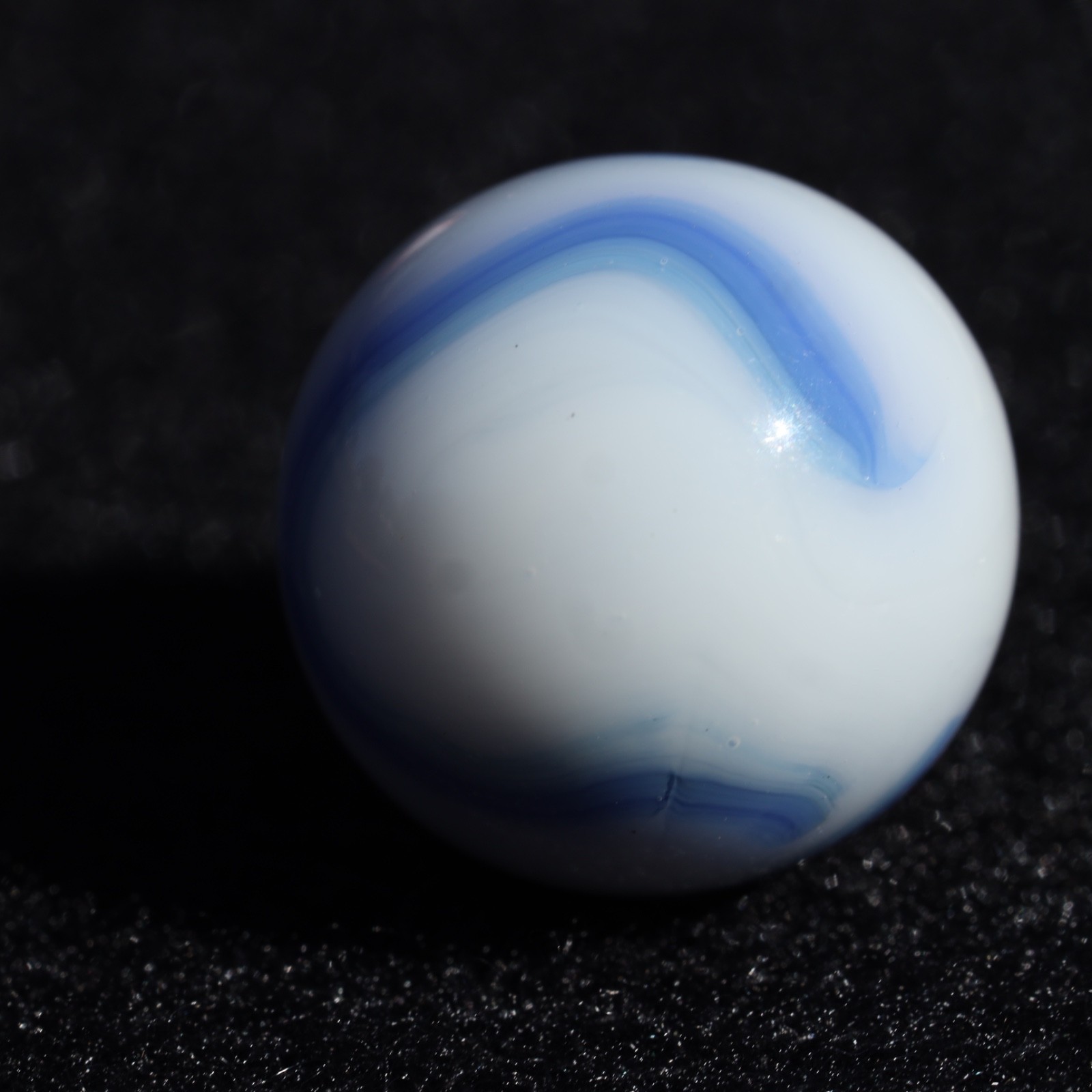 ALLEY Light Blue WV West Virginia Swirl Marble 5/8″ M Combined Shipping