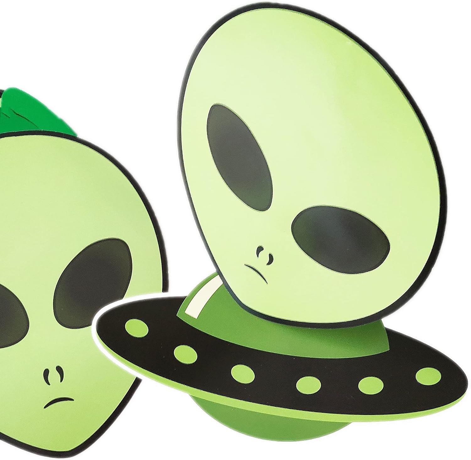Swirls & Cutouts Green Alien Theme Hanging Swirl Decorations UFO Theme Ceiling W