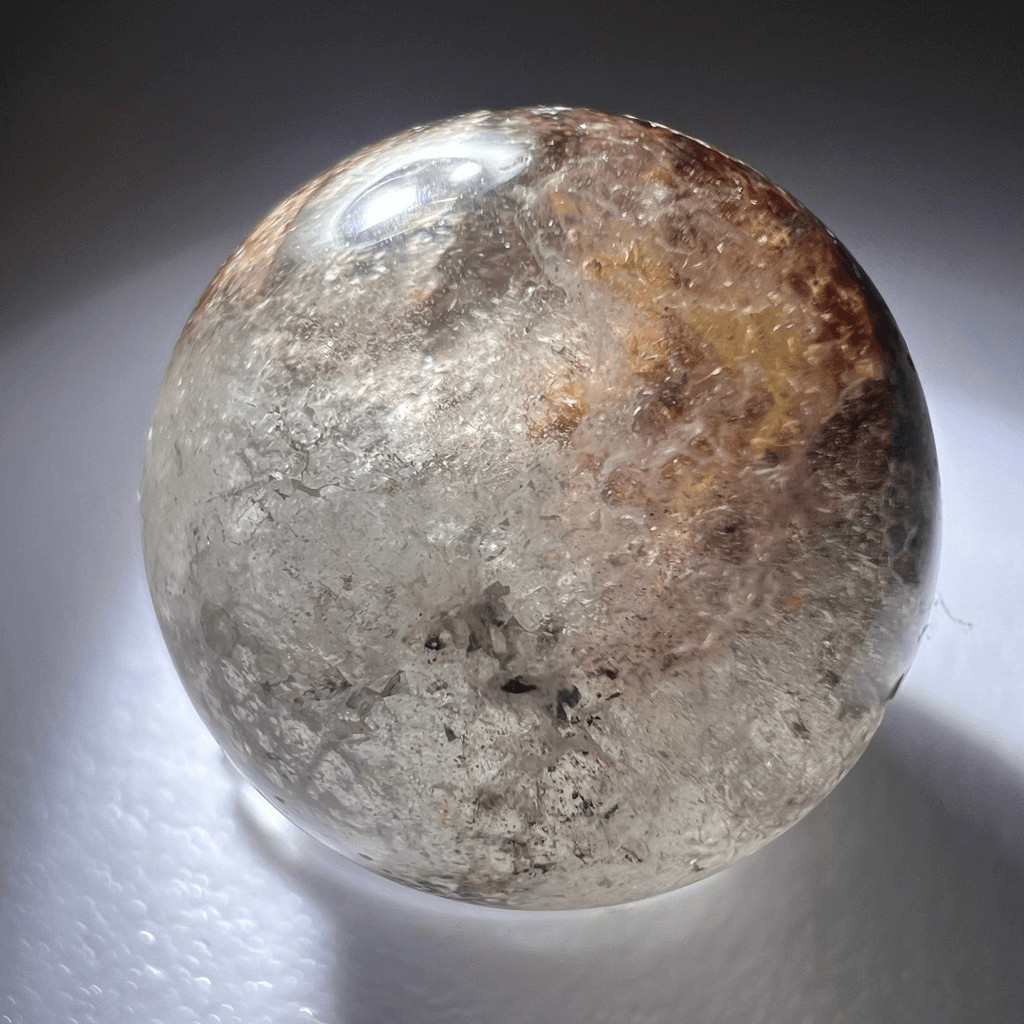 Garden Quartz Crystal Marble Sphere