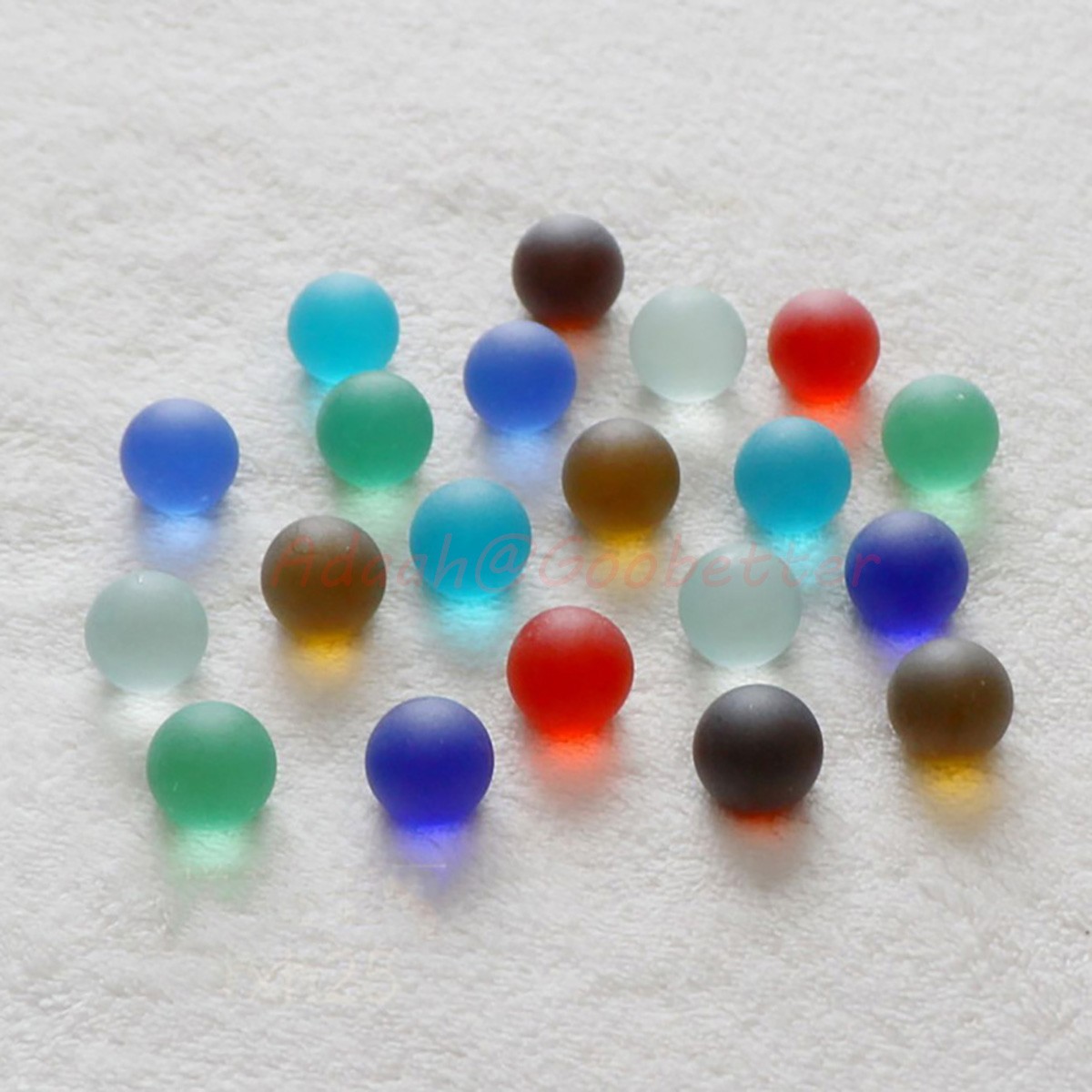 6/8/10/12/15/16/22/25/30mm Frosted Glass Ball Marbles Kids Toys Games Vase Decor