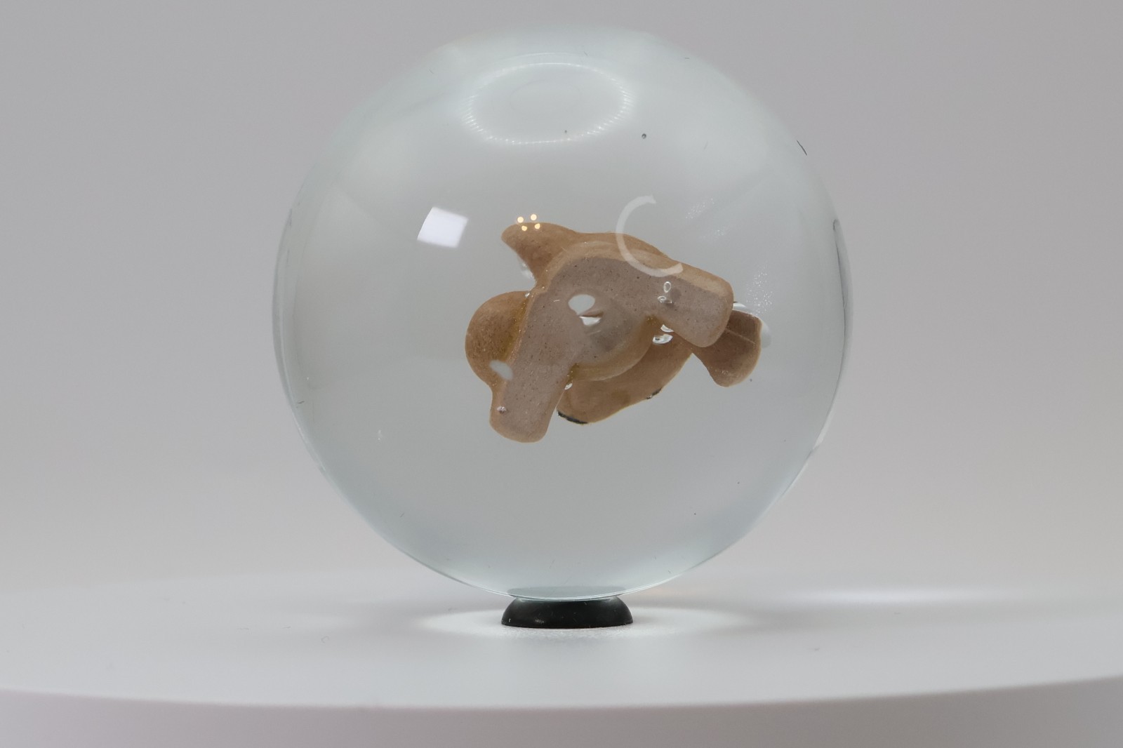 Contemporary colored Sulphide Marble – Teddy Bear 2.25″ NM-