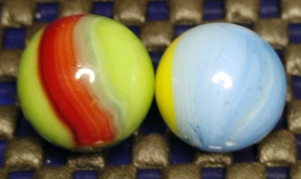 .61″-.59″ VINTAGE MARBLES LOT🔥MINT-