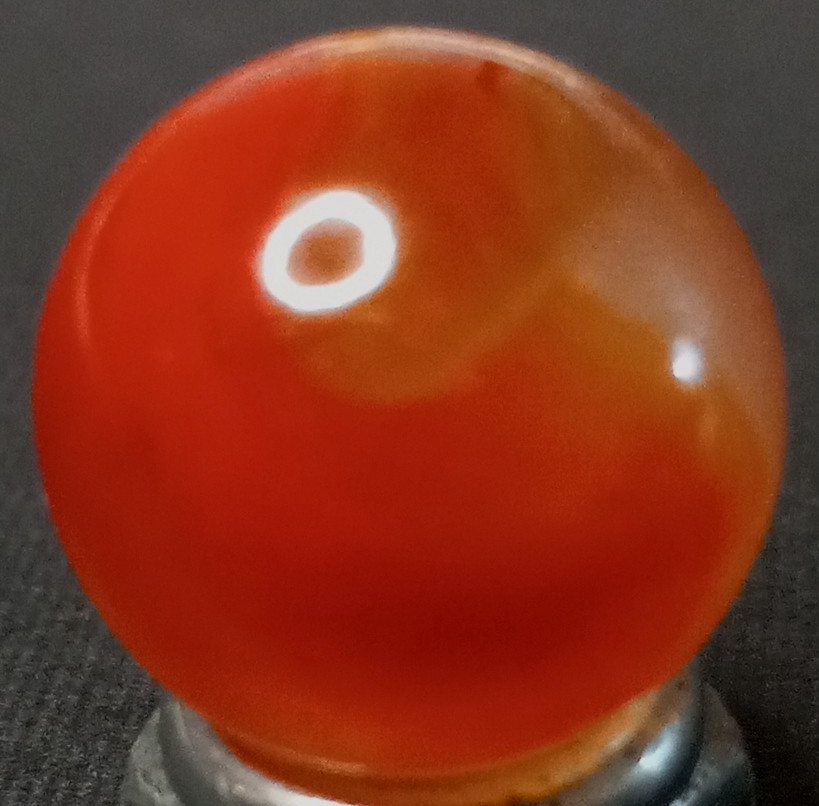 Vintage Akro Moss Agate Marble .62” Mint Condition 126150