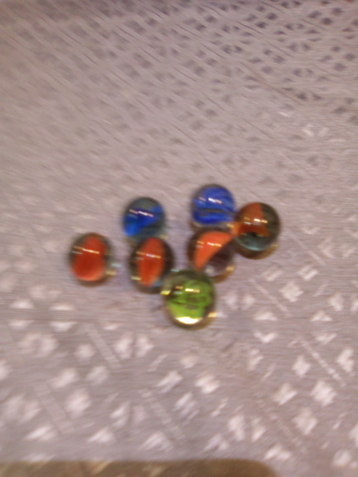 Vintage Peltier Glass Marbles Likely Peerless Or National Line Rainbo