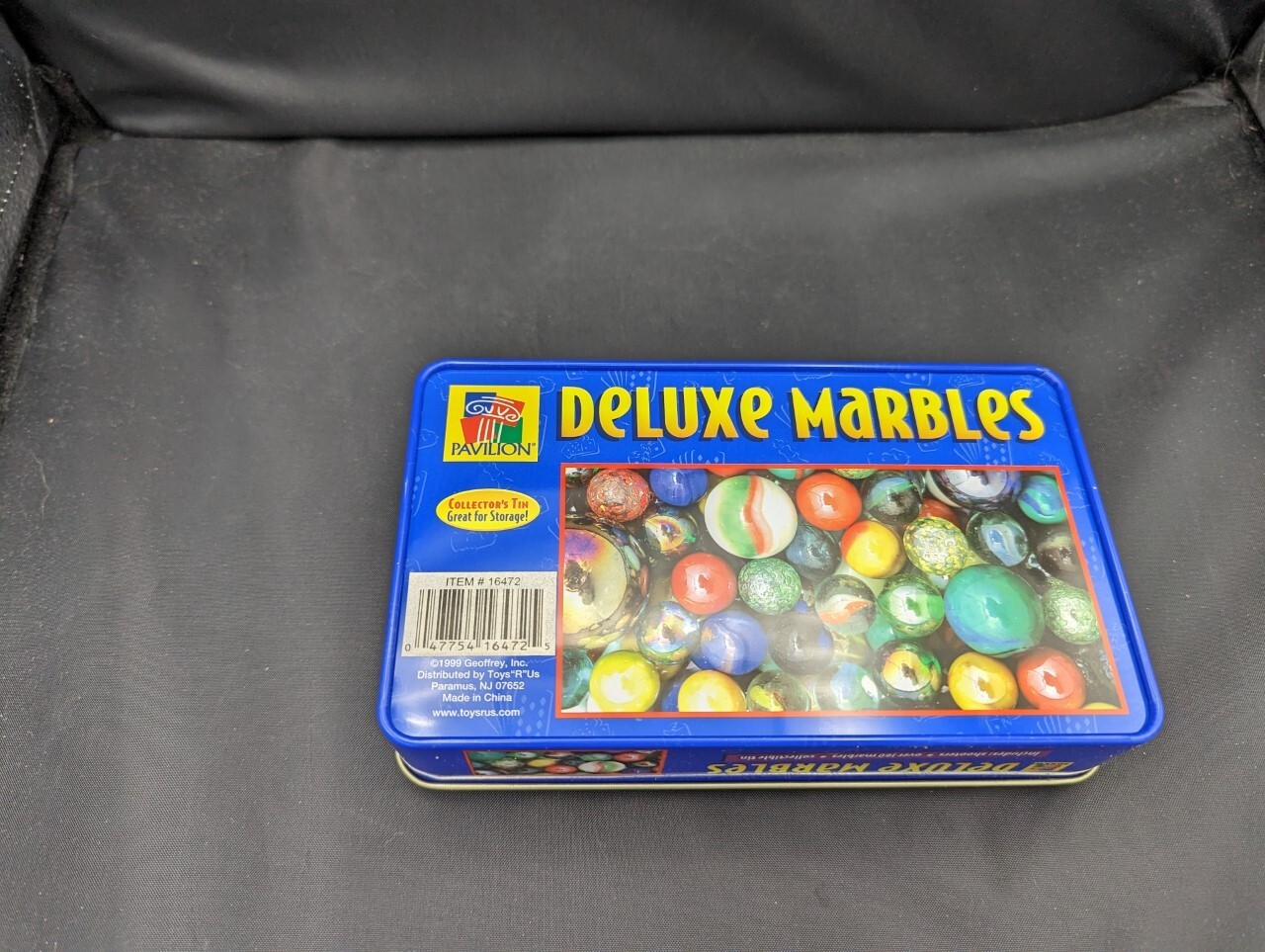 Pavillion Deluxe Marbles 160 includes Shooters Collector’s Tin