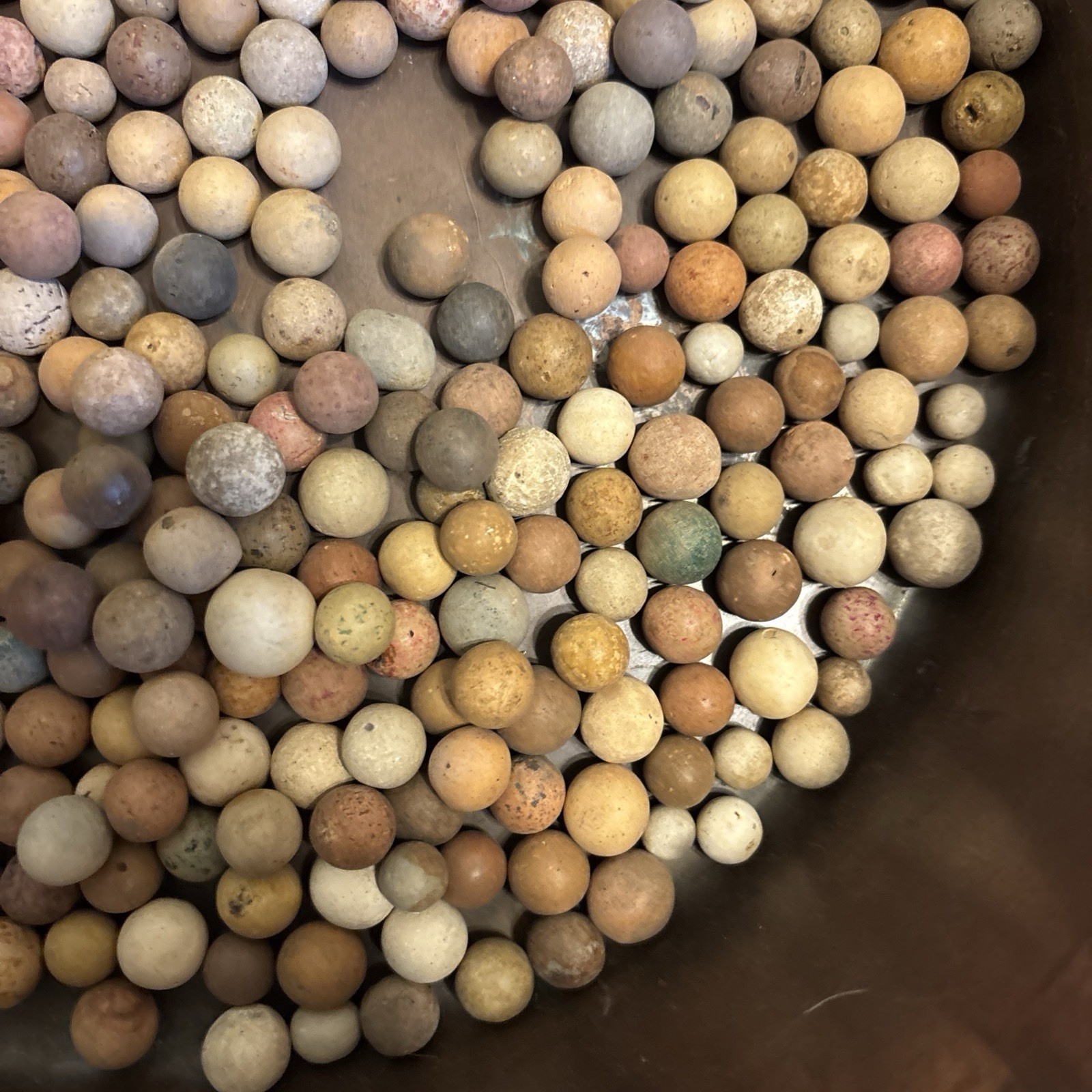 Vintage Clay Marbles Group of 350 Plus-estate Collection