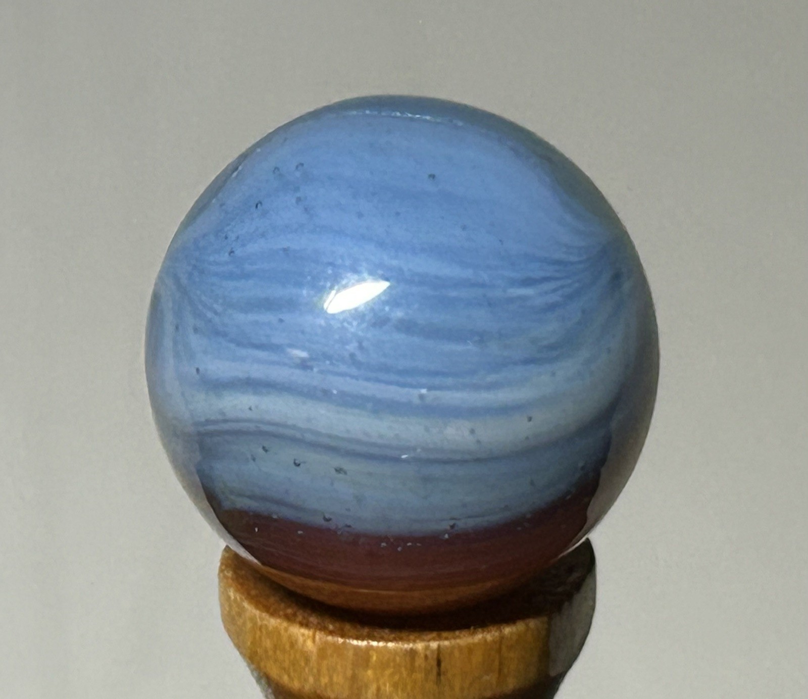 Vitro Agate Tri Lite Marble .62” NM(+)