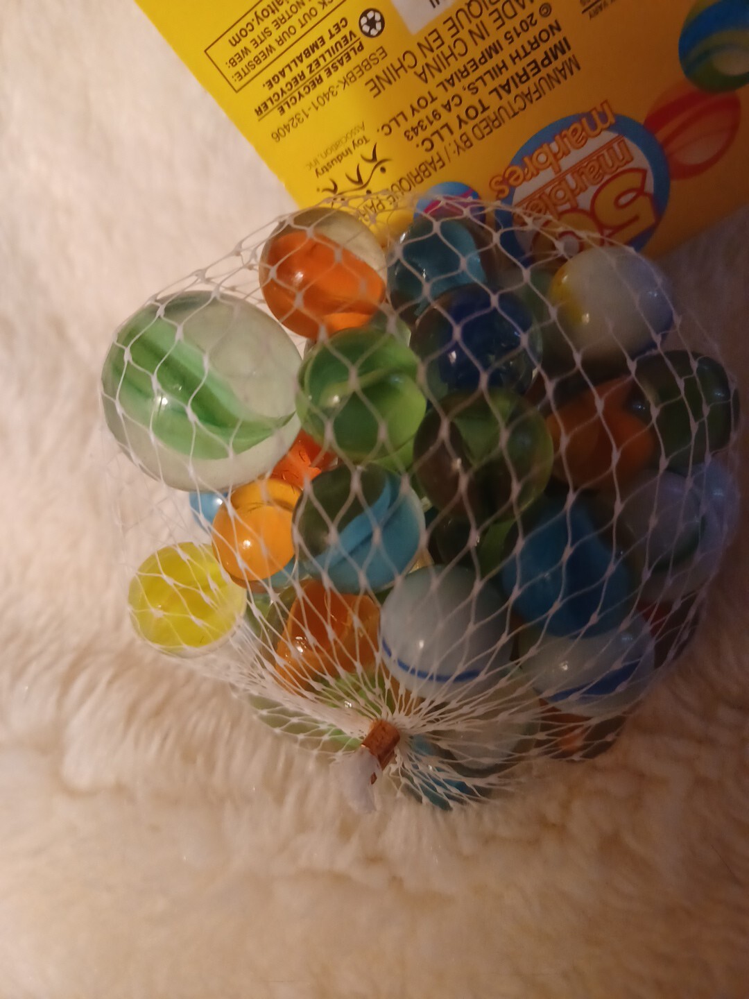 Ages 5+ Toy Marbles 50 Pack by IMPERIAL TOY NEW includes One Shooter
