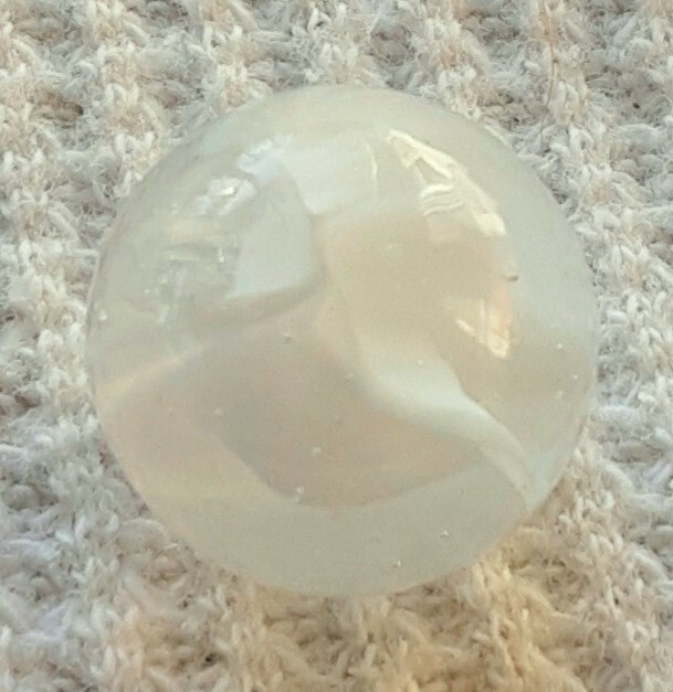 5/8″ MK 4 Vane Fat Core Snow Flake Catseye Marble In Mint Condition