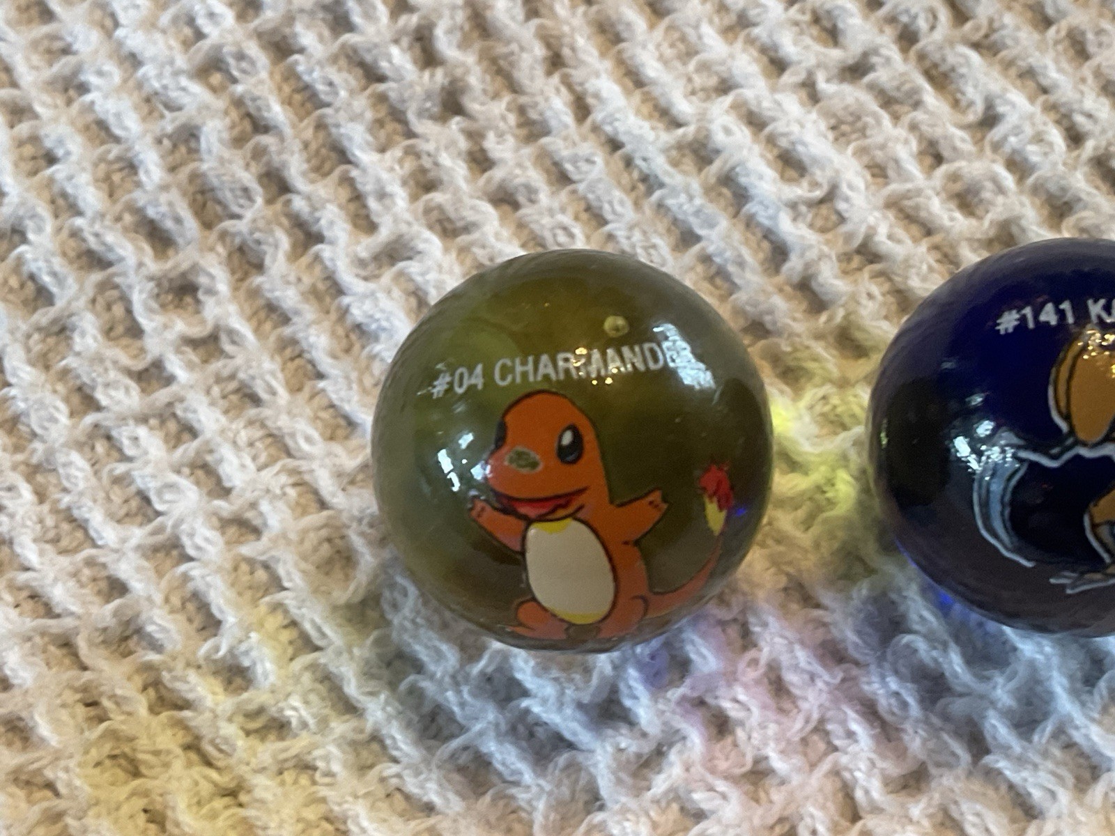 Three Pokémon Marbles