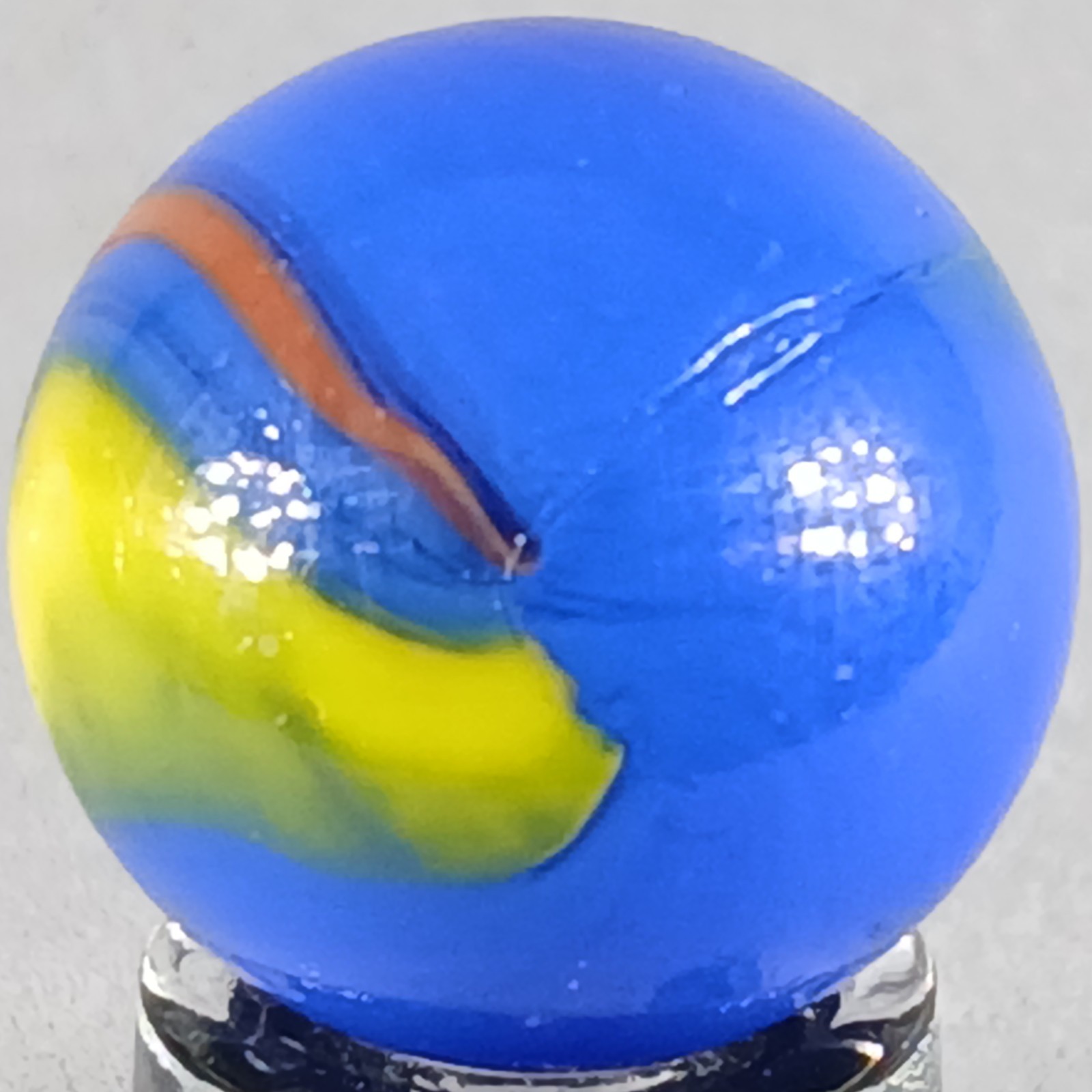 Vintage Imported Patch And Ribbon Marble .61 Inches Near-Mint Condition