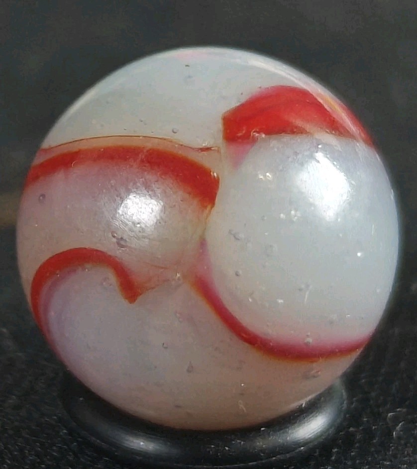 Vintage Marble – Kokomo Steel Grey & Red .60″
