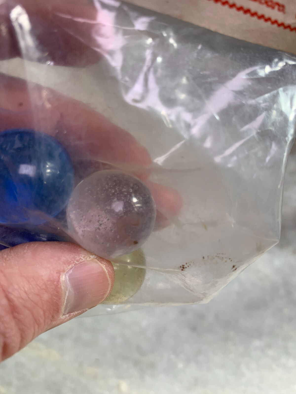 New NOS 4 Champion Glass Agates Agate Marbles Marble Pennsboro West Virginia