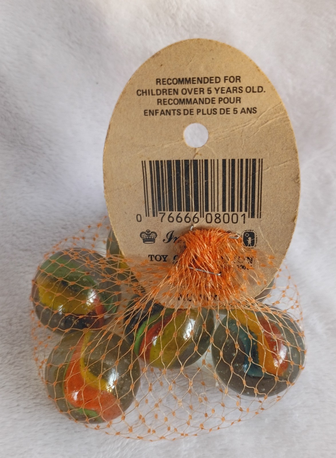 New Bag Of Six Marbles Imperial Shooters Lancers Toy Corporation Made in Korea