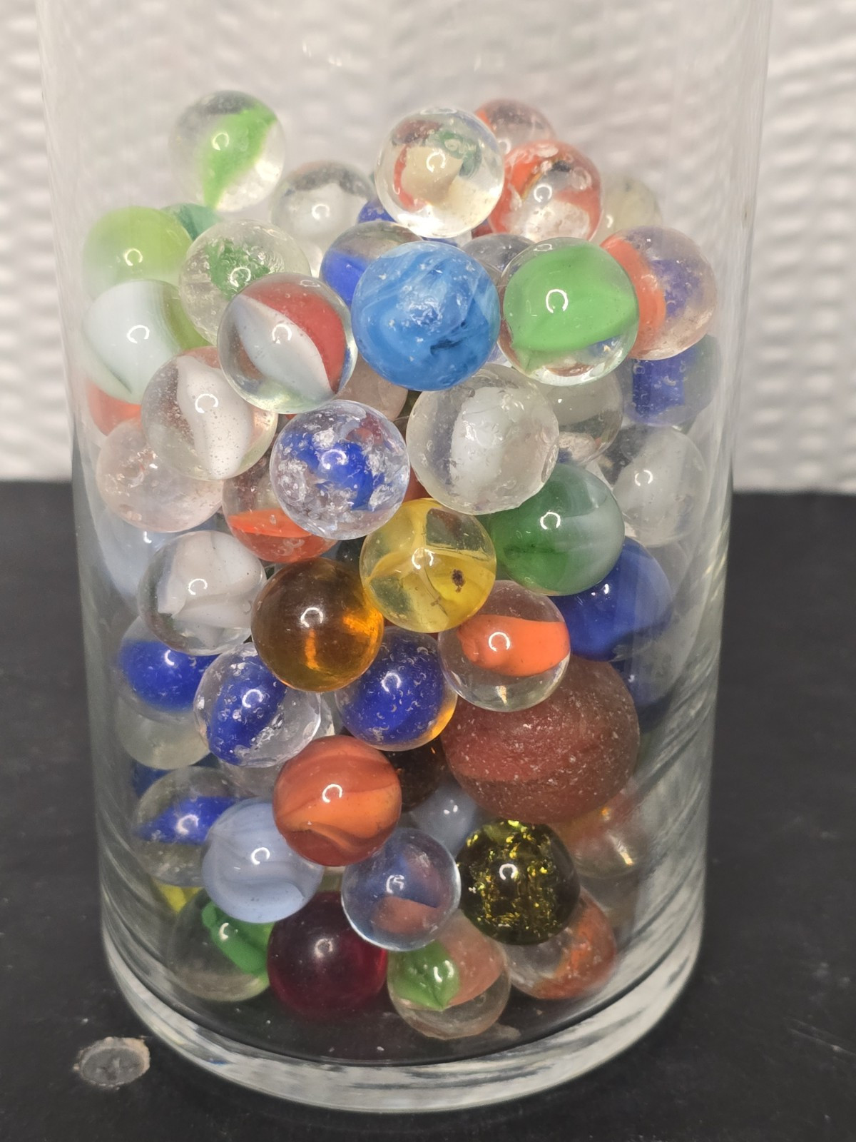 Lot Of Vintage Mixed collectible marble lot, approximately 125 Marbles