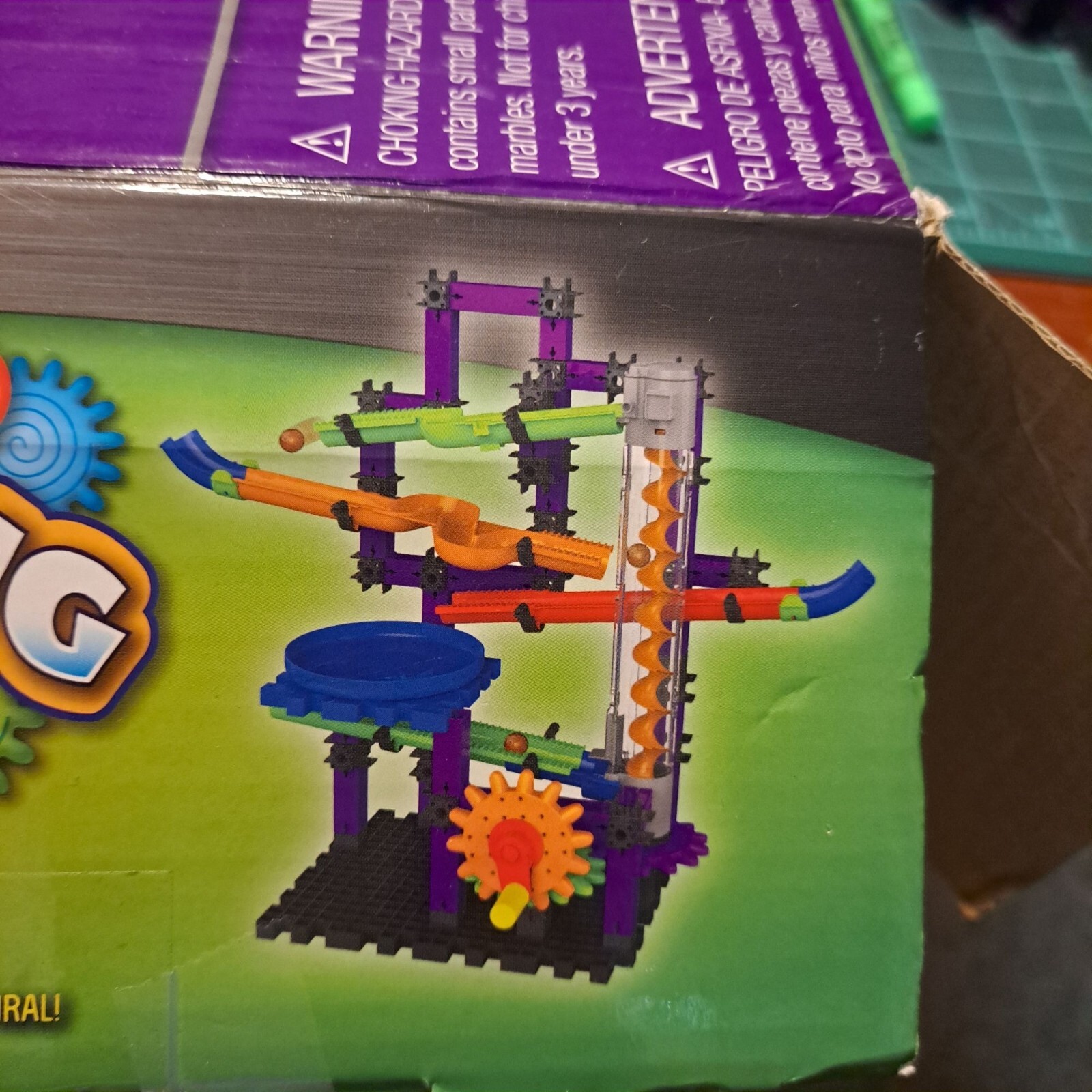 Marble Mania Maze STEM Learning Spiral Lifter Funnel Drop Zoomerang READ