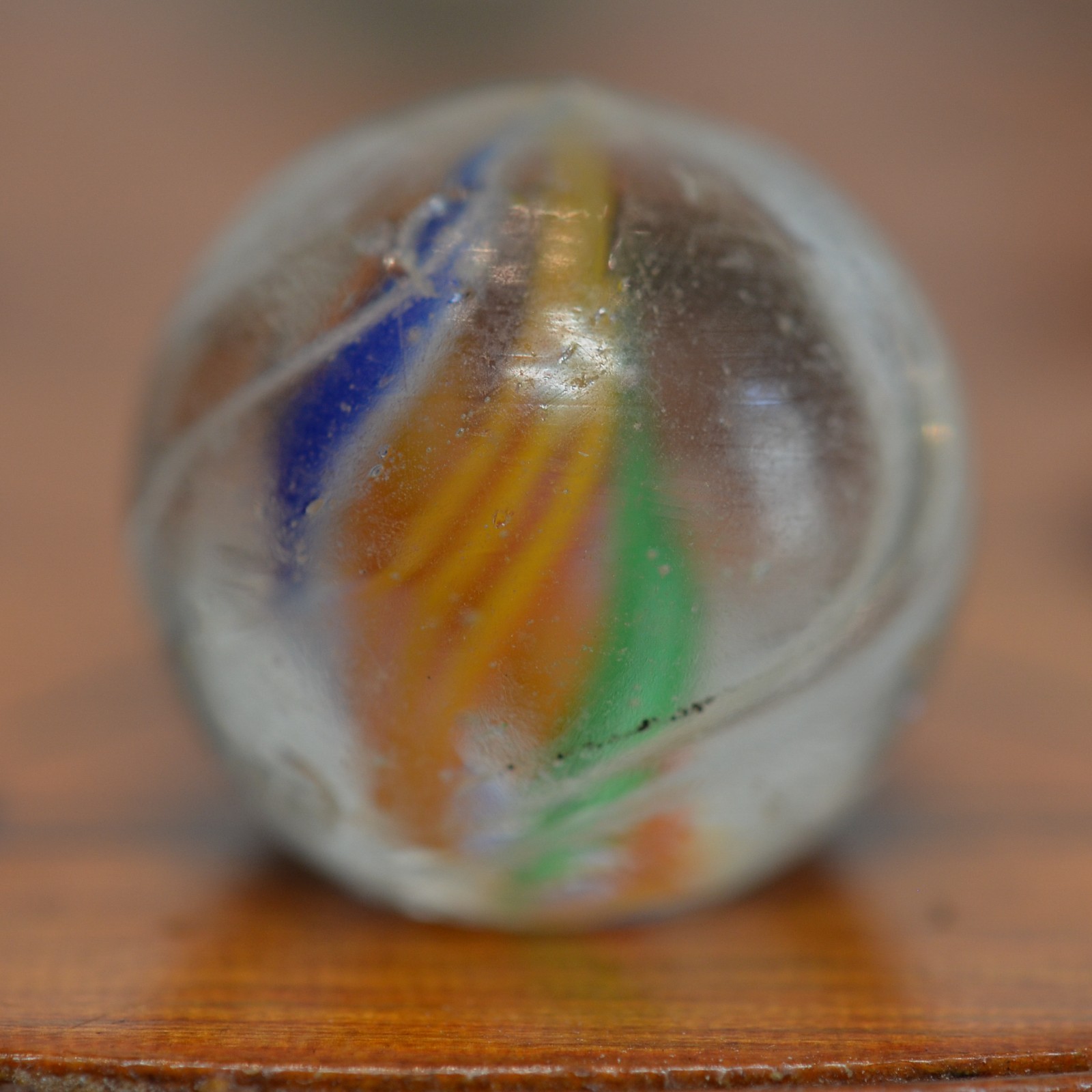 Handmade Divided Core Marble 11/16 in, Near Mint, Germany, 1860-1920, S1524