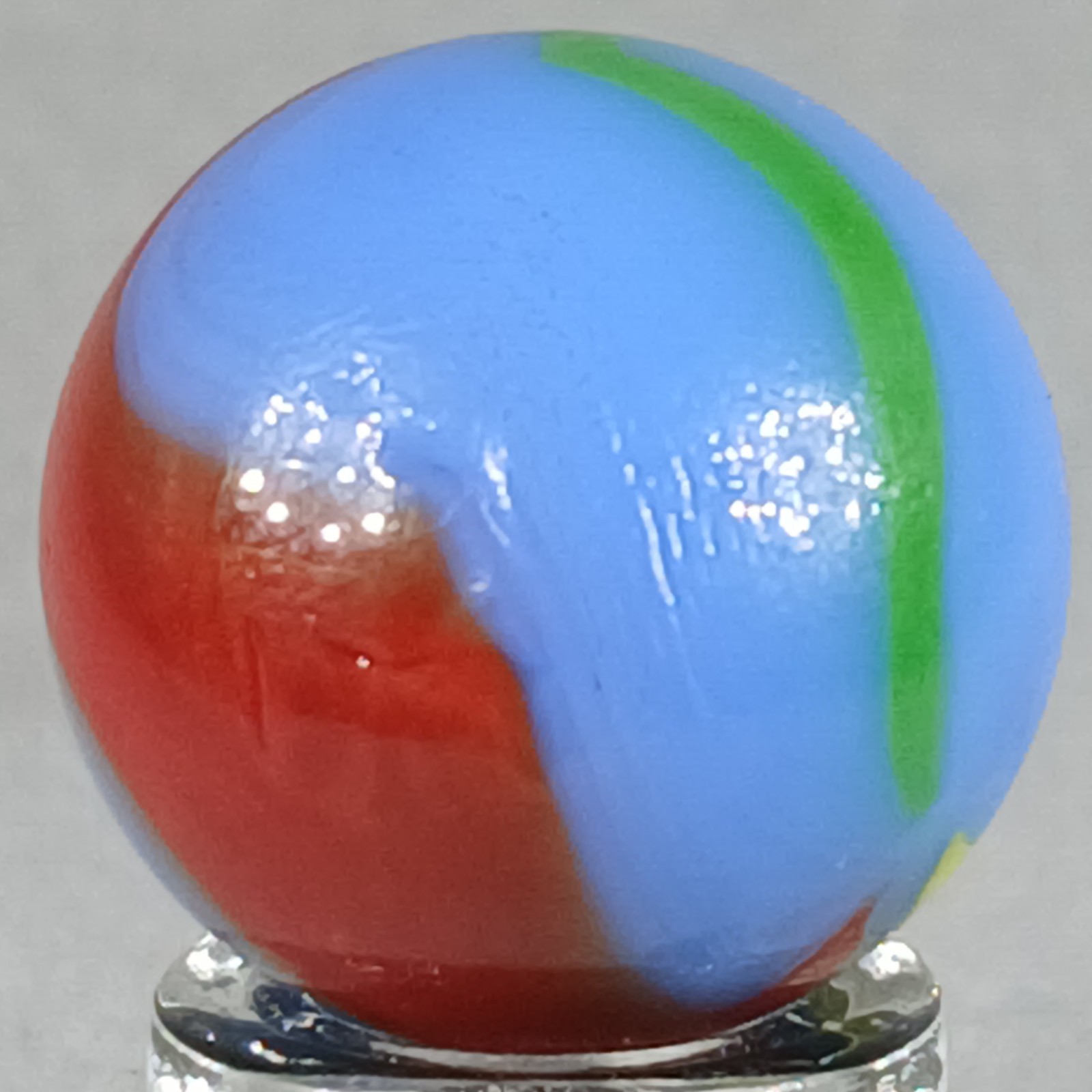 Vintage Imported Patch And Ribbon Marble .61 Inches Near-Mint Condition