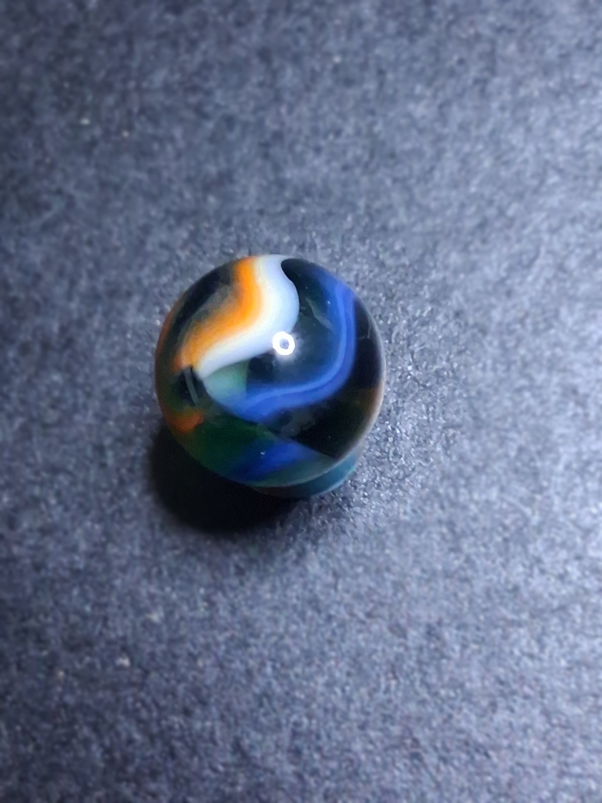 Peltier MCR Multi-Color Rainbow Transparent 5/8 Blue Orange White MINT Vintage
