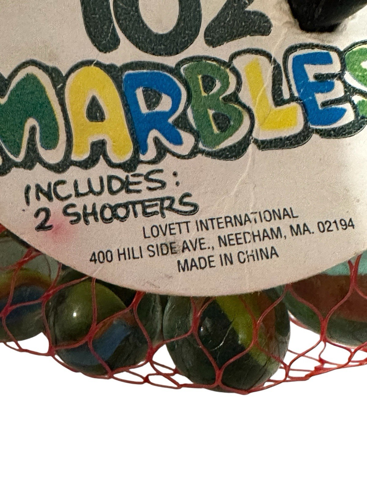 Lovett International Kidzbiz Marbles Cat Eye Shooters Multicolor 2000s Vtg