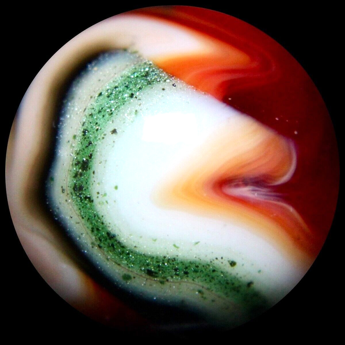 JABO Joker 1 Marble Collector Series: Ruby Red & Aventurine