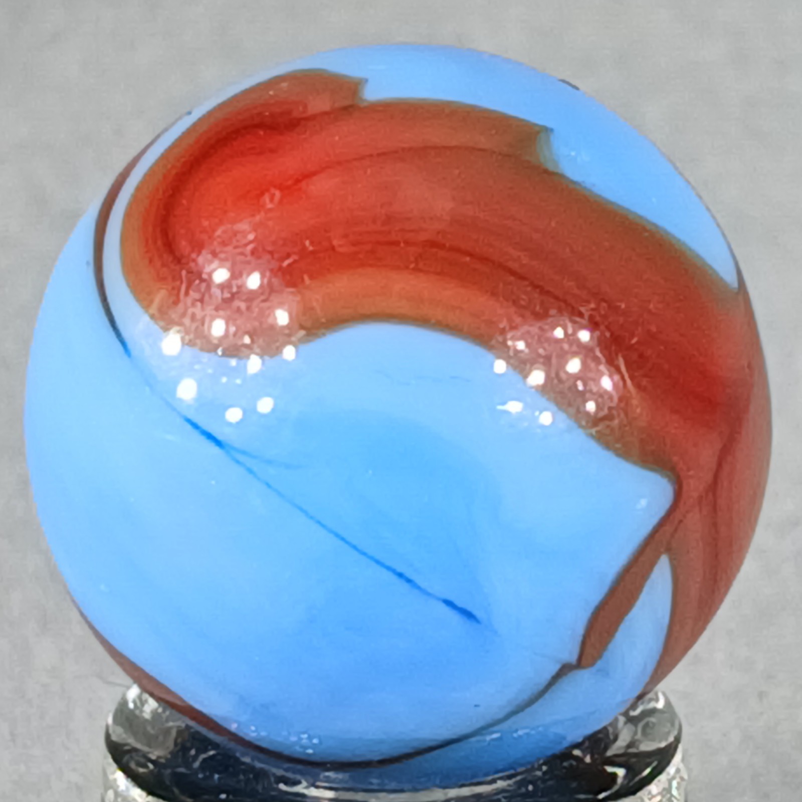 Vintage Christensen Agate Co. Swirl .62 Inches Near-Mint Condition