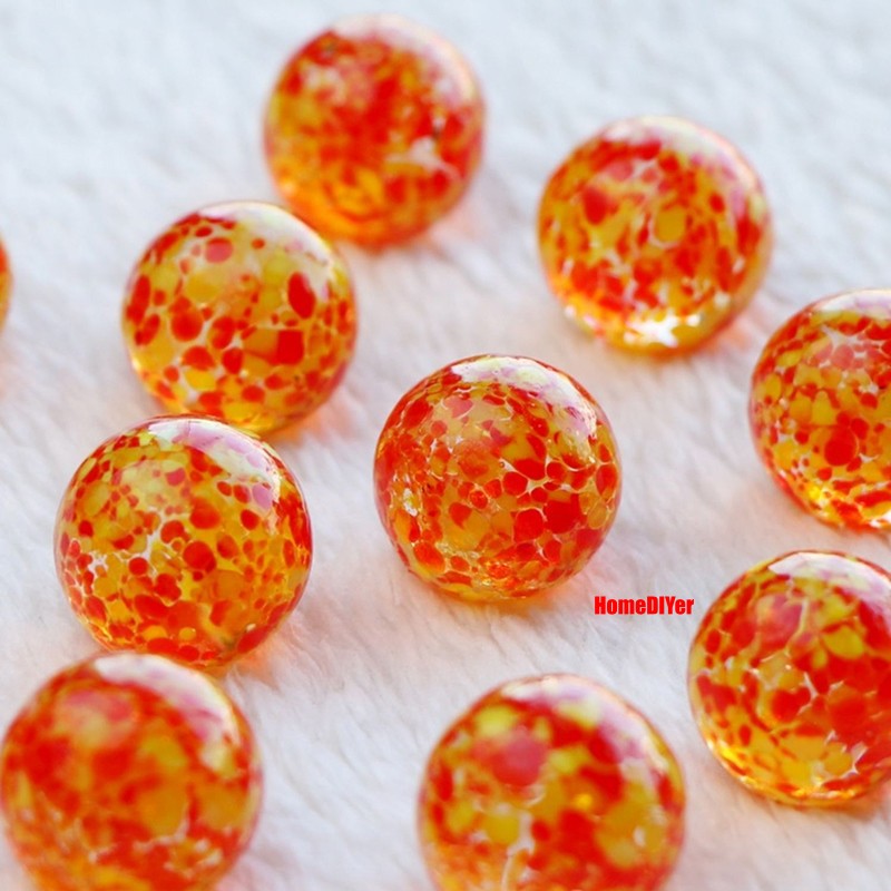 16mm Mixed Glass Marbles Balls-Traditional Children’s Toys Game Craft Decorative