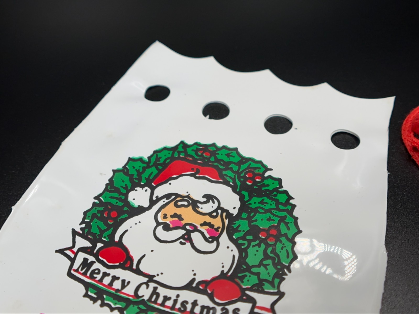 Vintage KURT S. ADLER Christmas Santa Marbles Bag – Hong Kong – NOS!