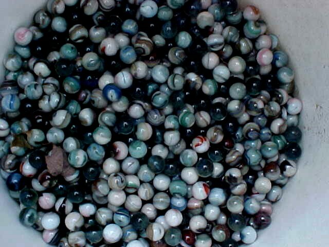 100 MIXED JABO UV REACTIVE GLASS MARBLES . $54.99