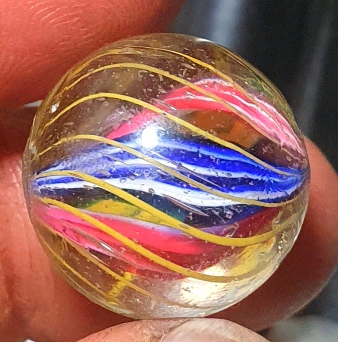 25/32″- Precision Caged Quad Candy Style Divided Core German Marbles (GP) MM