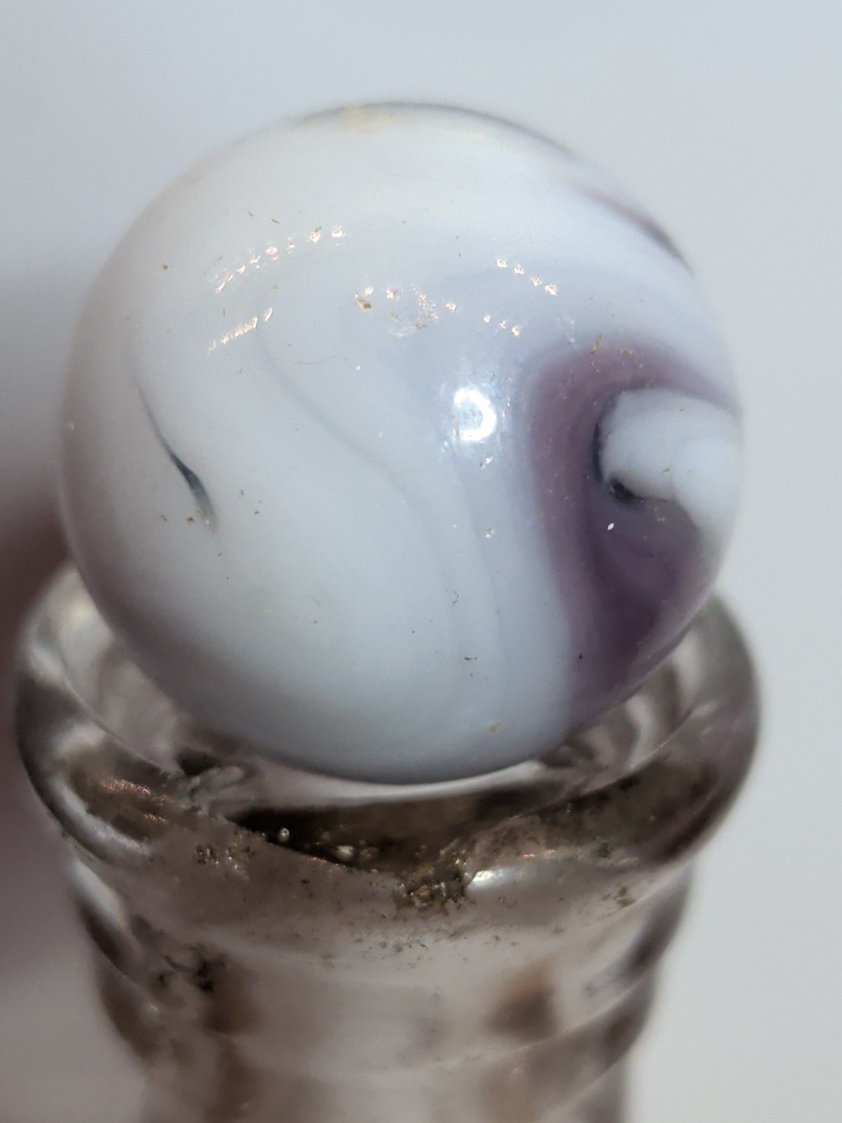 Christensen Agate Swirl Marble, Lavender Swirls #180