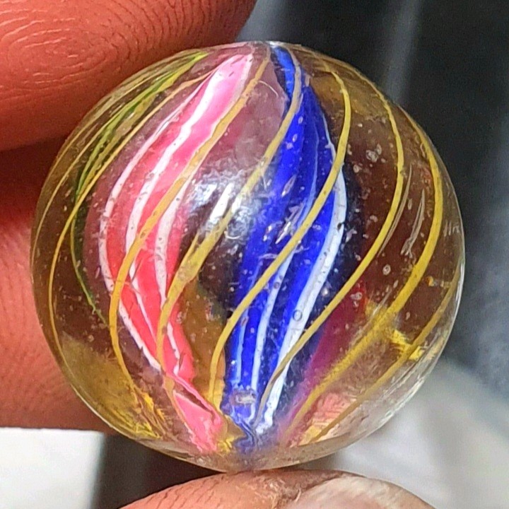 25/32″- Precision Caged Quad Candy Style Divided Core German Marbles (GP) MM