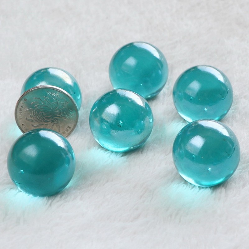 25mm Glass Marbles Glass Round Beads Vase Fish Tank Decoration DIY Toy Game