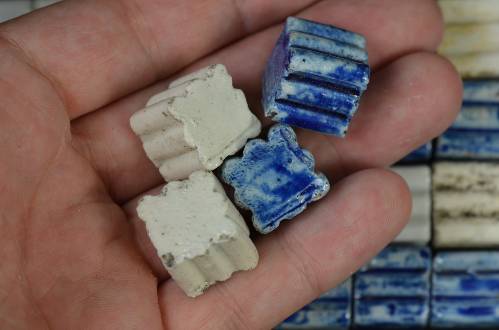 Store Stock Set of Game Cubes, Bobber and Kibs, 1860-1900 East Germany, S693