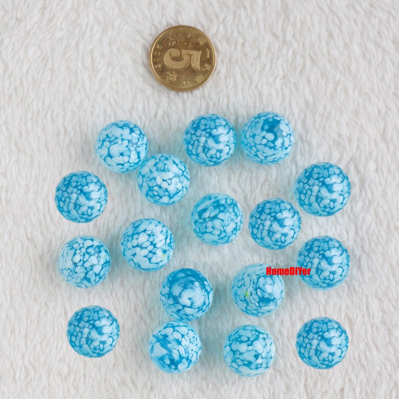 16mm Mixed Glass Marbles Balls-Traditional Children’s Toys Game Craft Decorative