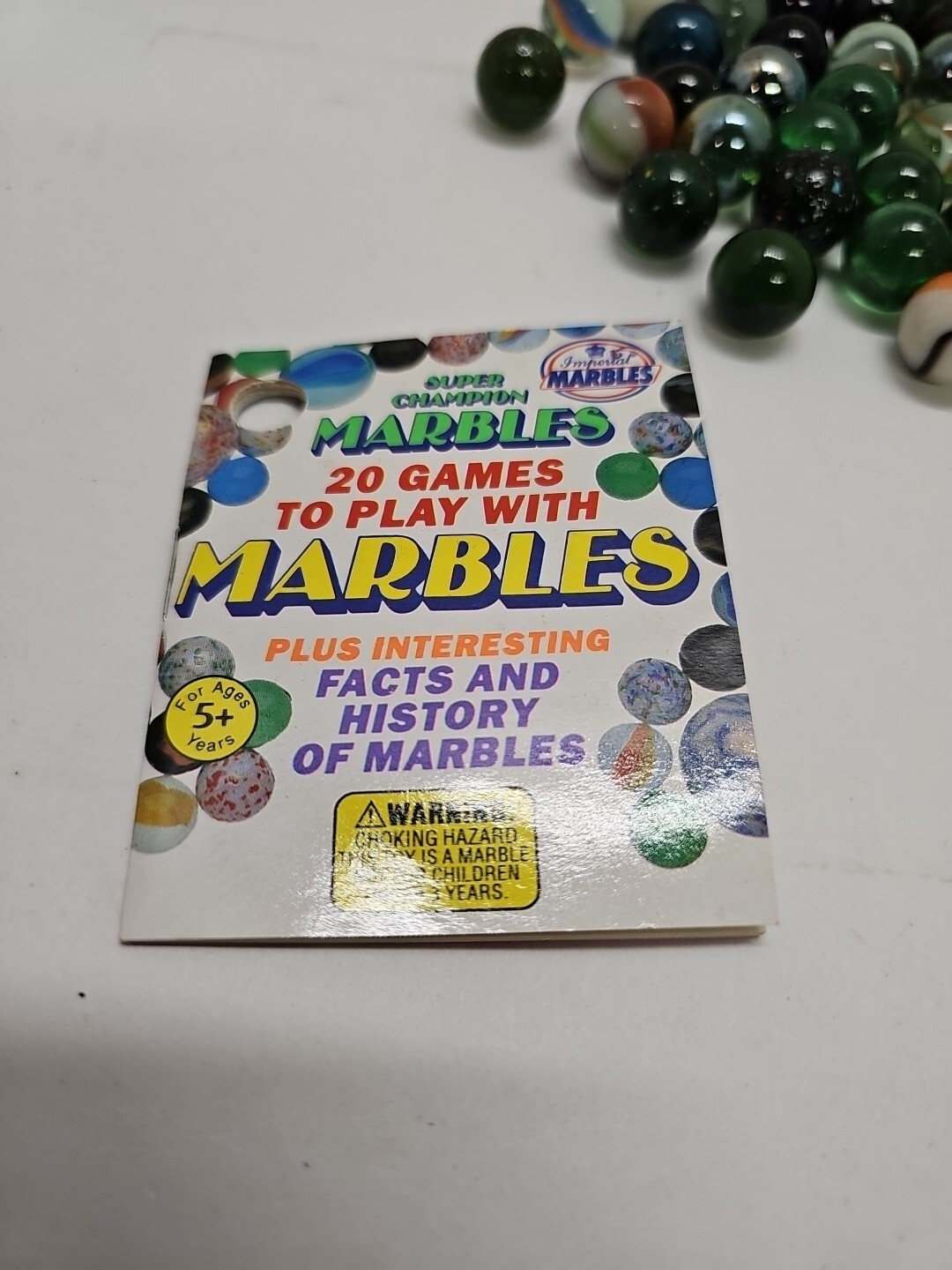 Imperial Toy Corp Super Champion Marbles ~140 Marbles 1990s