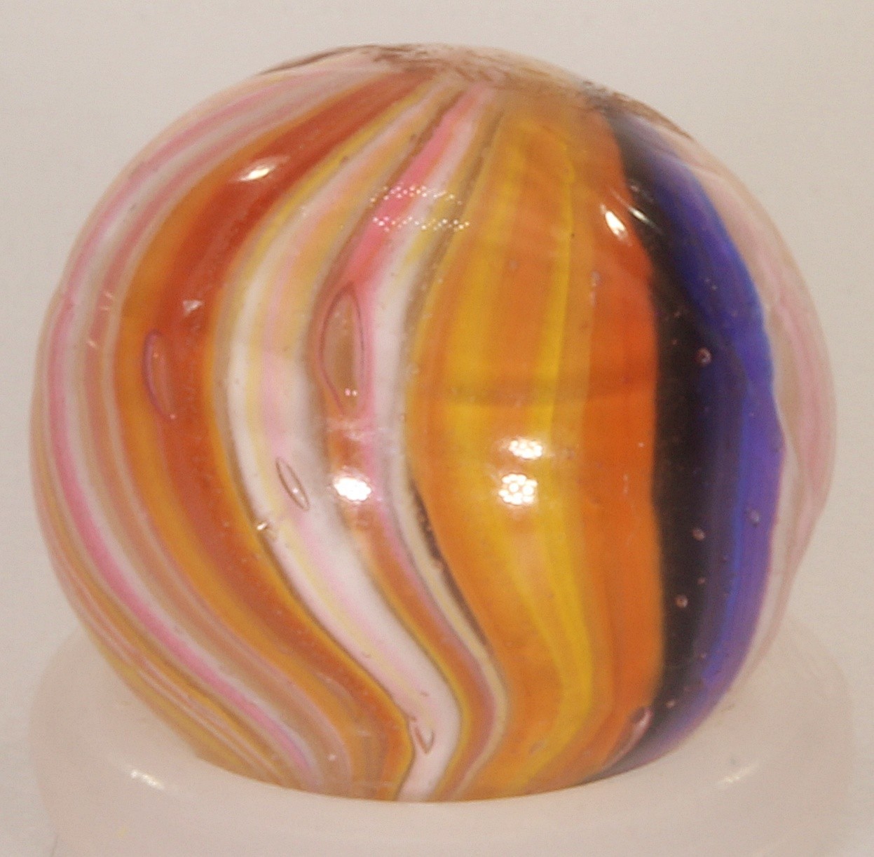 Antique German Joseph Coat Pee Wee Marble 7/16″+ Mint-